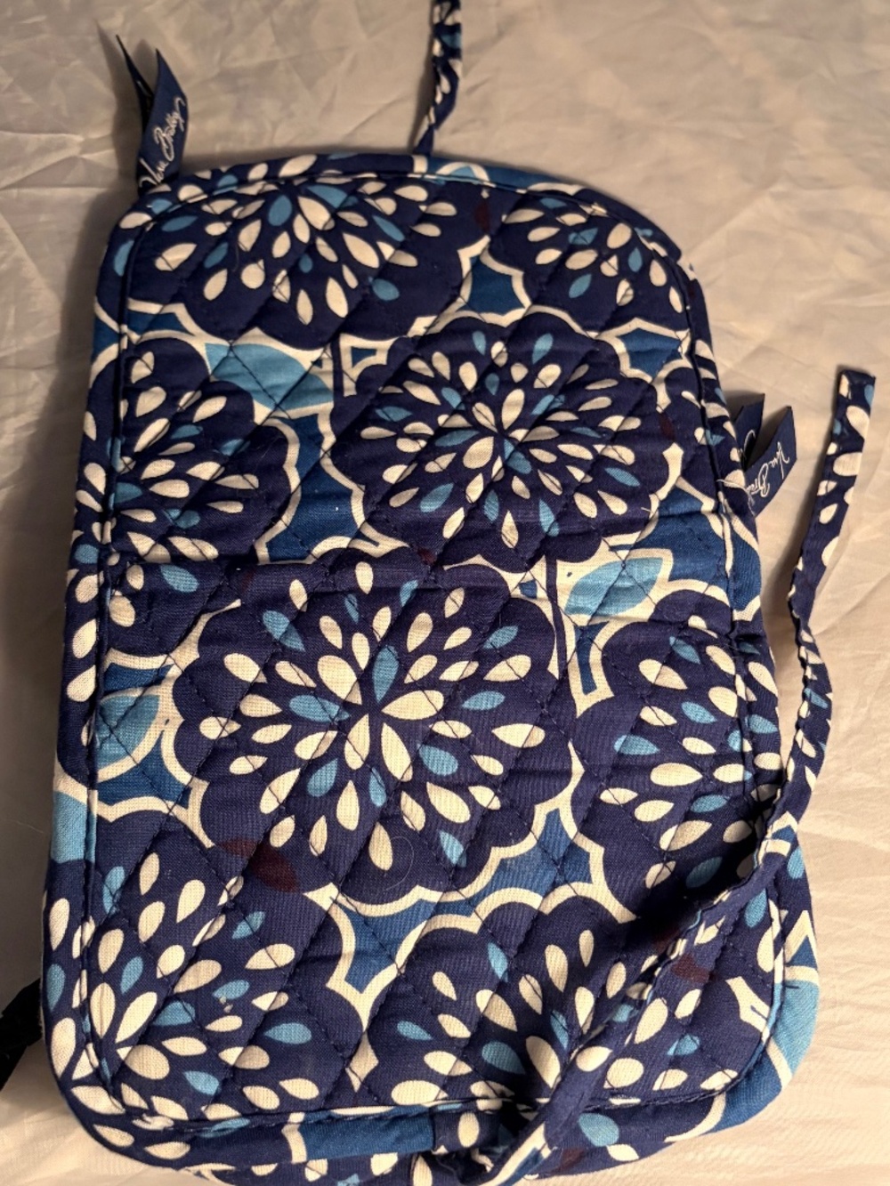 Vera Bradley Cosmetic Case Organizer with Zippers Petal Splash pattern - Picture 7 of 12